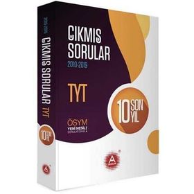 A yayınları TYT Son 10 yıl Tamamı Çözümlü çıkmış Sorular