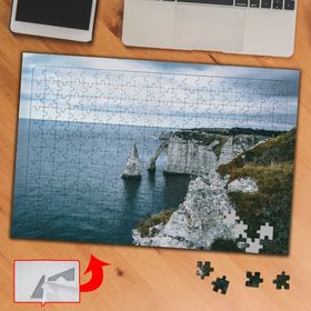 A006 Uçurum Deniz Manzarası Derin 240 Parça Puzzle Yapboz Tablo