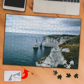 A006 Uçurum Deniz Manzarası Derin 240 Parça Puzzle Yapboz Tablo