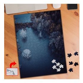 A0121 Havadan Göl Çekimi 240 Parça Puzzle Yapboz Tablo