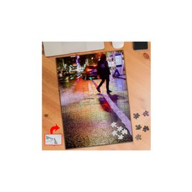 A01254 Cadde Kadın Yürüyüş Yol 240 Parça Puzzle Yapboz Tablo