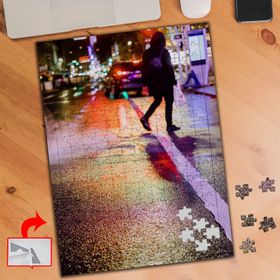 A01254 Cadde Kadın Yürüyüş Yol 240 Parça Puzzle Yapboz Tablo