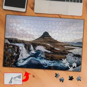 A01329 Dağ Kayalardan Akan Akarsu 240 Parça Puzzle Yapboz Tablo