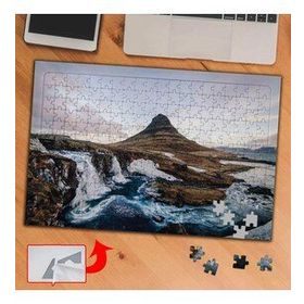 A01329 Dağ Kayalardan Akan Akarsu 240 Parça Puzzle Yapboz Tablo