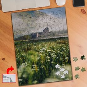 A01374 Bahar Bahçe Dağ Doğa 240 Parça Puzzle Yapboz Tablo