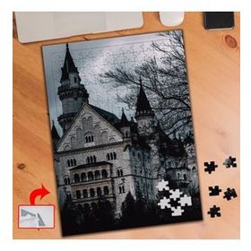 A0145 Şato Evler Kapalı Hava 240 Parça Puzzle Yapboz Tablo