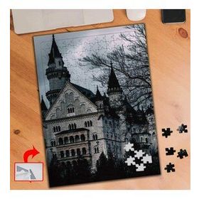 A0145 Şato Evler Kapalı Hava 240 Parça Puzzle Yapboz Tablo