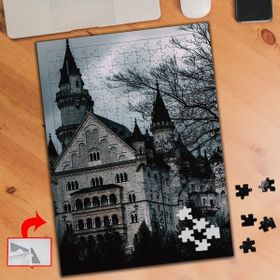 A0145 Şato Evler Kapalı Hava 240 Parça Puzzle Yapboz Tablo