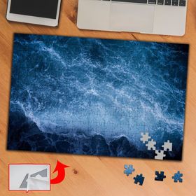 A016 Kıyıya Vuran Dalgalar Deniz 240 Parça Puzzle Yapboz Tablo