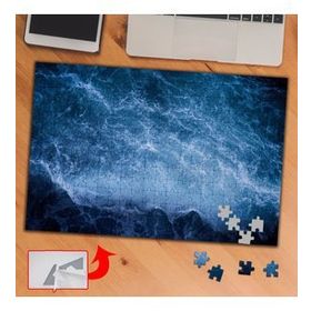 A016 Kıyıya Vuran Dalgalar Deniz 240 Parça Puzzle Yapboz Tablo