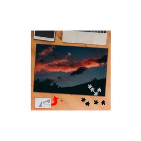 A0171 Kırmızı Bulut Gün Batımı 240 Parça Puzzle Yapboz Tablo