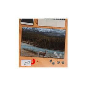A01845 Çalılar Ve Kumlu Yolda Keçi 240 Parça Puzzle Yapboz Tablo