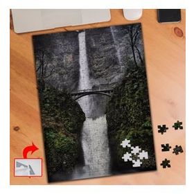 A031 Köprü Şelale Dağlar 240 Parça Puzzle Yapboz Tablo