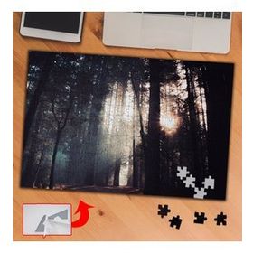 A0331 Orman Güneş Işığı Ağaçlar 240 Parça Puzzle Yapboz Tablo