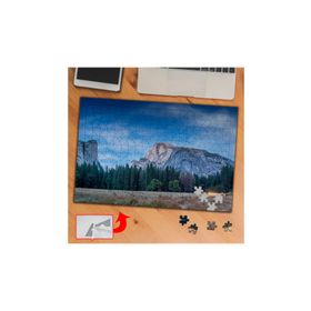 A0448 Dağ Gökyüzü Ağaçlar 240 Parça Puzzle Yapboz Tablo