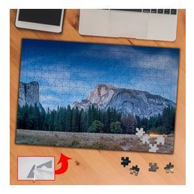 A0448 Dağ Gökyüzü Ağaçlar 240 Parça Puzzle Yapboz Tablo