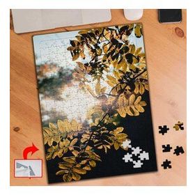A0615 Güneş Yaprak Dal Ağaç 240 Parça Puzzle Yapboz Tablo