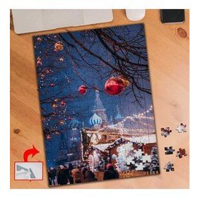 A0632 Moskovada Gece Eğlence 240 Parça Puzzle Yapboz Tablo