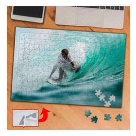A0637 Sörf Yapan Adam Deniz Tatil 240 Parça Puzzle Yapboz Tablo