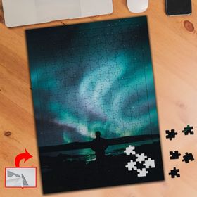 A0730 Kuzey Işıkları Manzara Doğa 240 Parça Puzzle Yapboz Tablo