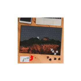 A0746 Dağlar Dolunay Akşam 240 Parça Puzzle Yapboz Tablo