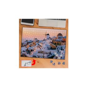 A087 Yunanistan Evleri Gezi Tatil 240 Parça Puzzle Yapboz Tablo