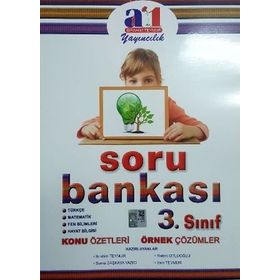 A1 Yayınları 3. Sınıf Tüm Dersler Soru Bankası Kitabı