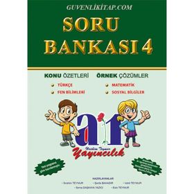 A1 Yayınları 4. Sınıf Tüm Dersler Soru Bankası Kitabı
