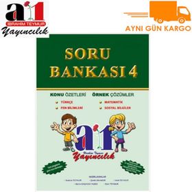 A1 Yayınları 4. Sınıf Tüm Dersler Soru Bankası Kitabı