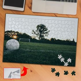A1052 Halısaha Kale Top Futbol 240 Parça Puzzle Yapboz Tablo
