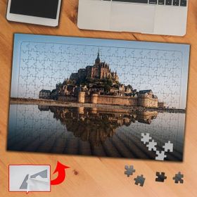 A1356 Deniz Kale Doğa Ütopya 240 Parça Puzzle Yapboz Tablo