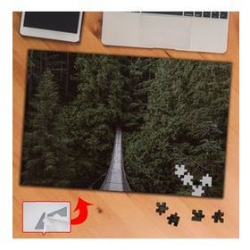 A144 Ağaçlı Köprü Yolu Bitki 240 Parça Puzzle Yapboz Tablo