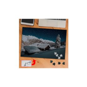 A158 Kar Kaplı Ova Bölge Doğa 240 Parça Puzzle Yapboz Tablo