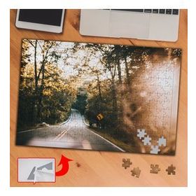 A1821 Güneş Işıklı Yol Bitki Doğa 240 Parça Puzzle Yapboz Tablo