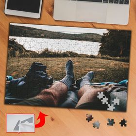 A1822 Kamp Sevgili Dağ Doğa 240 Parça Puzzle Yapboz Tablo