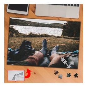 A1822 Kamp Sevgili Dağ Doğa 240 Parça Puzzle Yapboz Tablo