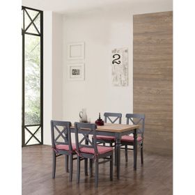 A2 Decor Ada Gri Çizilmez Büyük Masa Takımı