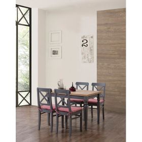 A2 Decor Ada Gri Çizilmez Büyük Masa Takımı
