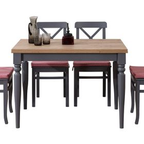 A2 Decor Ada Gri Çizilmez Büyük Masa Takımı