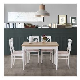 A2 Decor Sembol Çizilmez Beyaz Masa Takımı