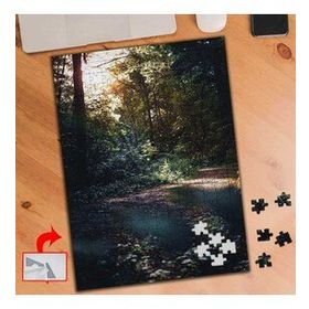 A23115 Ormanda Gölet Güneş Doğa 240 Parça Puzzle Yapboz Tablo