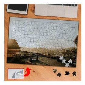 A2711 Gökyüzü Çatı Binalar 240 Parça Puzzle Yapboz Tablo