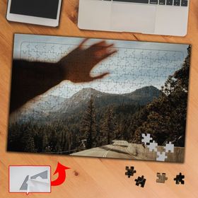 A2716 Manzara Güneş Yol Gezi 240 Parça Puzzle Yapboz Tablo