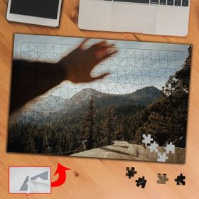 A2716 Manzara Güneş Yol Gezi 240 Parça Puzzle Yapboz Tablo