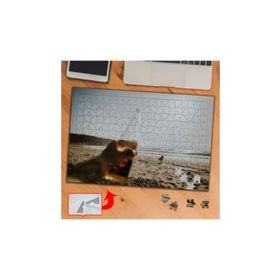 A2726 Kumsal İçeçek Köpek Tatil 240 Parça Puzzle Yapboz Tablo
