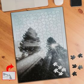 A2772 Ağaçlar Arasından Gün Işığı 240 Parça Puzzle Yapboz Tablo