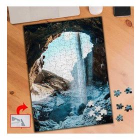 A333 Kemer Şelale Nehir 240 Parça Puzzle Yapboz Tablo