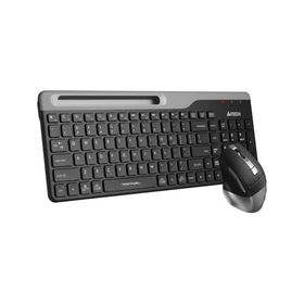 A4-Tech FB2535C Bluetooth Kablosuz Q TRK Optic Siyah Gri Multimedya Klavye Mouse
