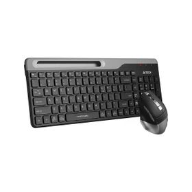 A4-Tech FB2535C Bluetooth Kablosuz Q TRK Optic Siyah Gri Multimedya Klavye Mouse