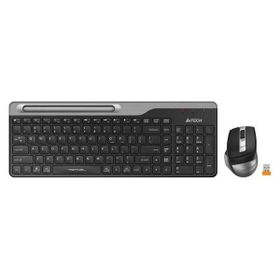 A4-Tech FB2535C Bluetooth Kablosuz Q TRK Optic Siyah Gri Multimedya Klavye Mouse
